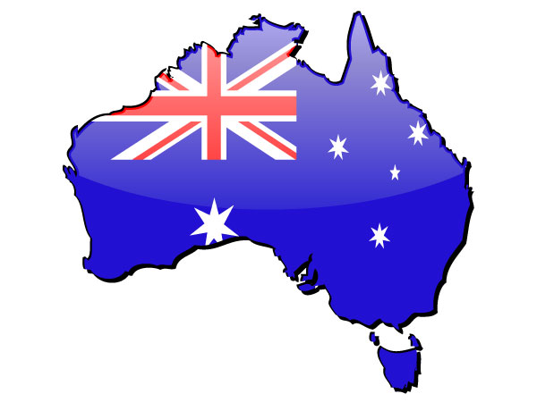 australia-flag-map